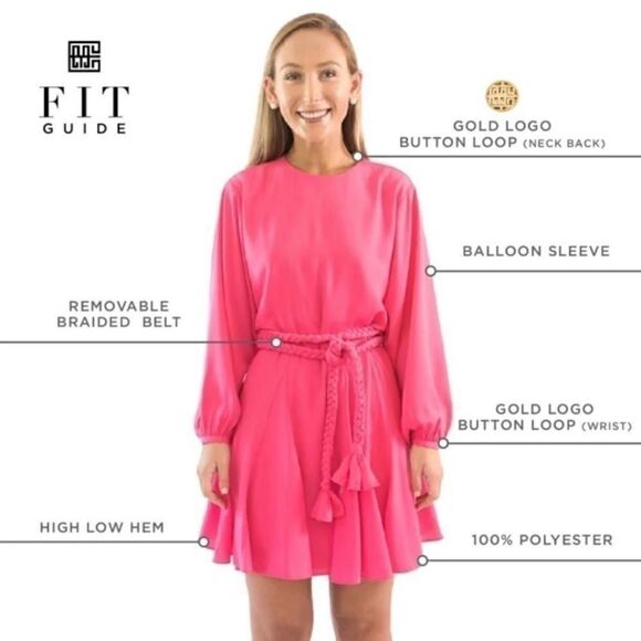 DISCONTINUED NWT Emily McCarthy Swing Dress Medium - Picture 6 of 6